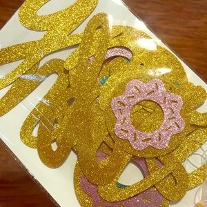 "Donut Grow Up" Birthday Banner